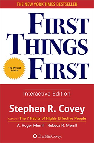 Book Cover First Things First