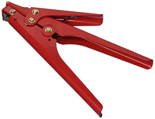 Book Cover 8milelake HS-519 Cable Tie Gun Tensioning and Cutting Tool for Plastic Nylon Cable Tie or Fasteners, All Metal Casing, 0.370 Inches Max Tie Width