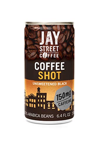 Book Cover Jay Street Coffee, Coffee Shot, Unsweetened Black, 6.4 Ounce (Pack of 20)
