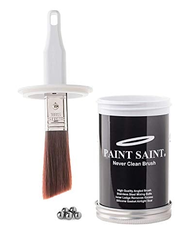 Book Cover My Paint Saint (1pack) - New Improved Version Small Angled Sash Brush - The Ultimate Paint Touch Up Kit - Perfect for Homeowners, Businesses, Offices, Hotels, Retail, Churches, and Schools
