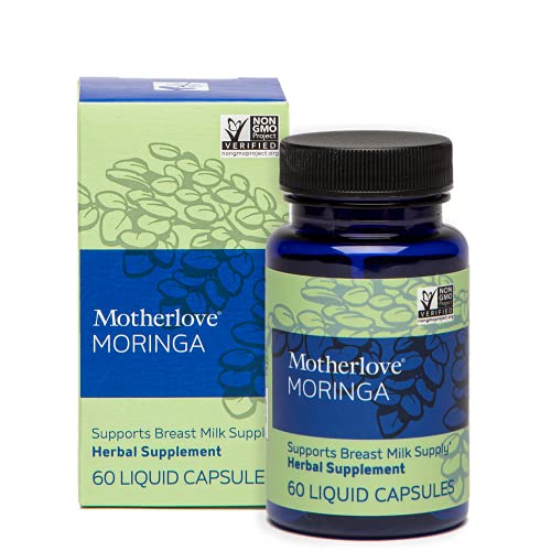 Book Cover Motherlove Moringa (60caps) Herbal Lactation Supplement to Enhance Breast Milk Supply for Breastfeeding Momsâ€”Vegan, Non-GMO, Organic Herbs, Kosher, Soy-Freeâ€”Concentrated Liquid Extract