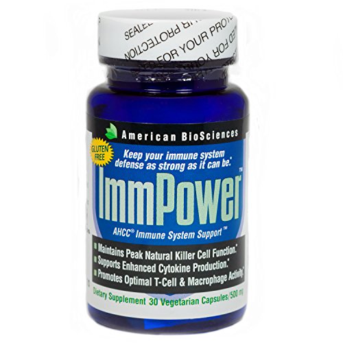 Book Cover American BioSciences ImmPower AHCC Immune System Support – 30 Vegetarian Capsules