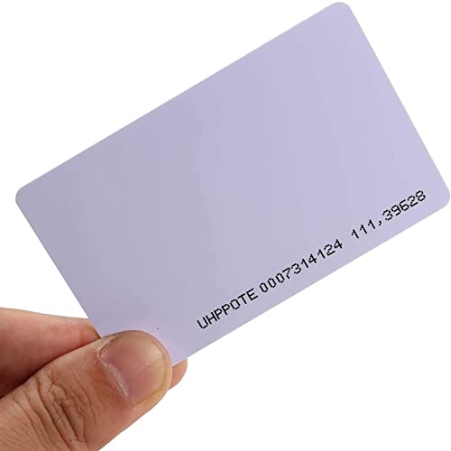 Book Cover UHPPOTE Contactless 125kHz RFID Proximity Smart Card 0.8mm Thick for Access Control System & Time Attandance (Read only, Pack of 50)