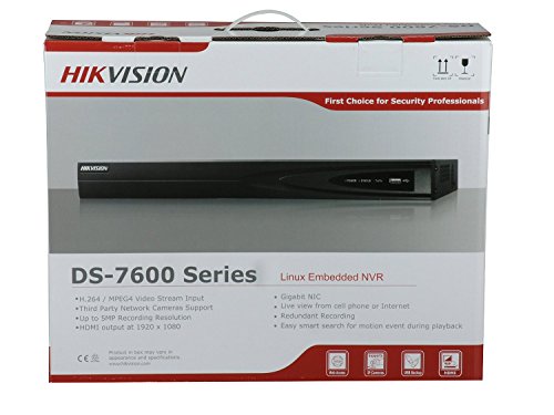 Book Cover HIKVISION DS-7608NI-E2/8P 8CH PoE NVR Network Video Recorder