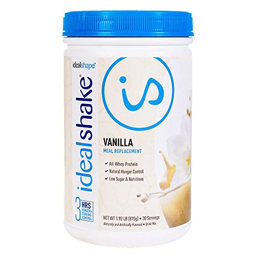 Book Cover IdealShake Meal Replacement Shakes |11-12g of Healthy Whey Protein Blend | Promotes Weight Loss | 22 Essential Vitamins & Minerals | 5g of Fiber | Vanilla | 30 Servings