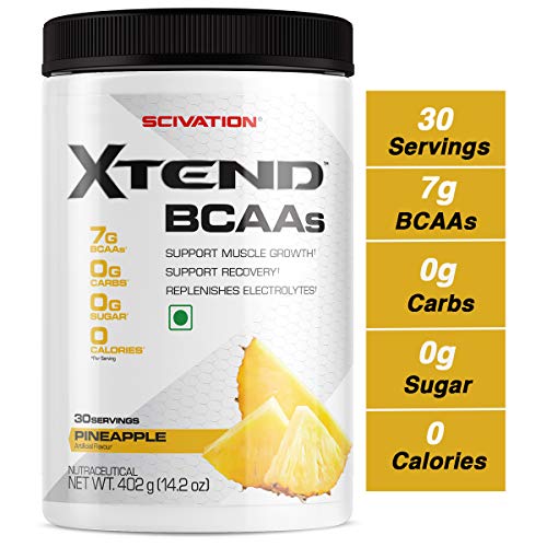 Book Cover Scivation Xtend BCAA Powder, Branched Chain Amino Acids, BCAAs, Tropic Thunder, 30 Servings