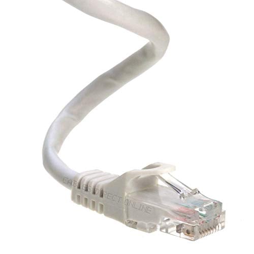 Book Cover Cables Direct Online White 50ft Cat6 Ethernet Network Cable RJ45 Internet Modem Patch Cord