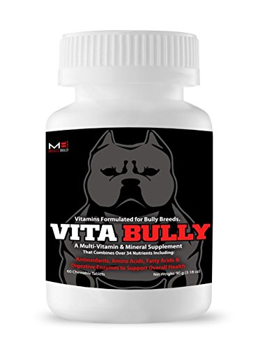 Book Cover Vita Bully Supplement for Bully Breeds: Pit Bulls, American Bullies, Exotic Bullies, Bulldogs, Pocket Bullies (60 Tablets)