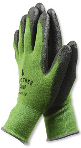 Book Cover Pine Tree Tools Bamboo Gardening Gloves for Women and Men - S