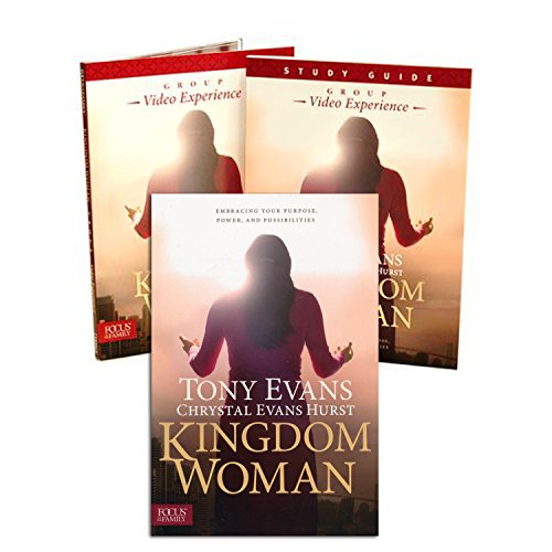 Book Cover Tony Evans Kingdom Woman Full Set (Book + DVD + Study Guide) - Kingdom Woman: Embracing Your Purpose, Power, and Possibilities