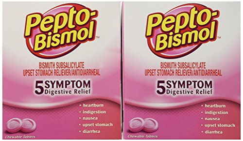 Book Cover Pepto Bismol Individual Sealed, 50 Count (Pack of 2)