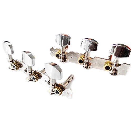 Book Cover Kmise A1072 1 Set of 3L3R Classic Guitar Tuning Pegs Machine Heads Tuners Metal