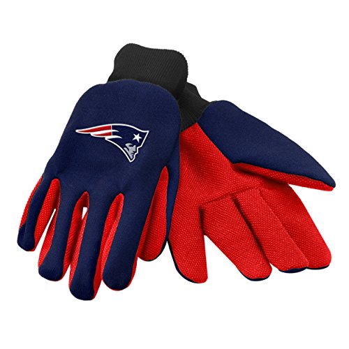 Book Cover Forever Collectibles 74211 NFL New England Patriots Colored Palm Glove