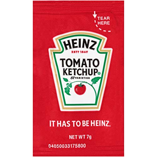 Book Cover Heinz Ketchup Single Serve Packet (0.25 oz Packets, Pack of 750)