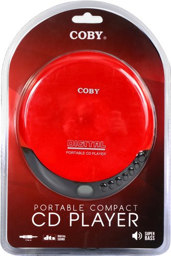 Book Cover Coby Portable Compact CD Player (Red)
