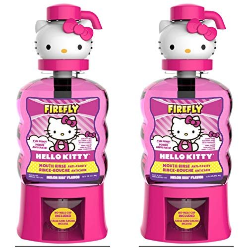 Book Cover Firefly Hello Kitty Mouthwash Anti-Cavity, Melon Kiss, 16 Oz (Pack Of 2)