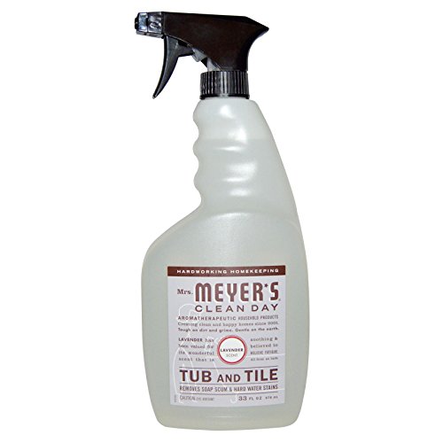 Book Cover Mrs. Meyer's Tub and Tile Cleaner, Lavender, 33 Fluid Ounce (Pack of 2)
