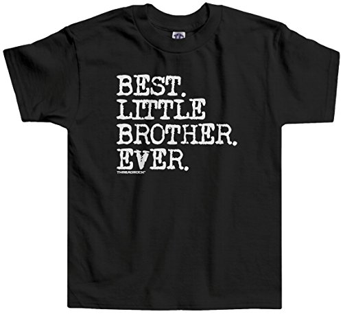 Book Cover Threadrock Little Boys' Best Little Brother Ever Toddler T-Shirt