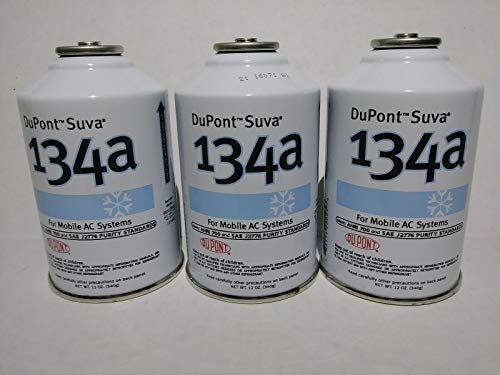 Book Cover 3 Cans R-134a DuPont SUVA A/C Automotive Refrigerant/Freon R134a (12oz Cans)