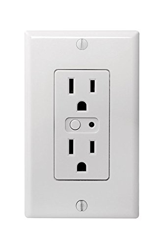 Book Cover NuTone NWO15Z Smart Z-Wave Enabled Wall Outlet, 15 Amp, White