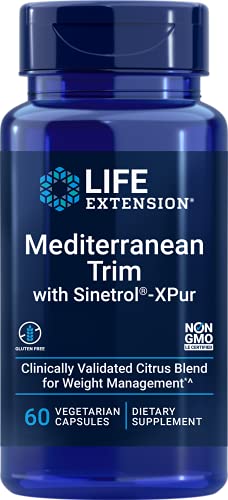 Book Cover Life Extension Mediterranean Trim with Sinetrol-XPur Kick-Start Your Healthy Weight Management Program – Gluten-Free, Non-GMO, Vegetarian – 60 Vegetarian Capsules