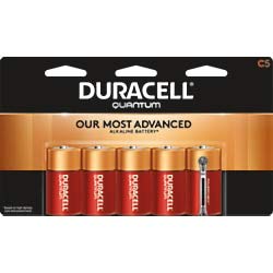 Book Cover Duracell - Quantum C Alkaline Batteries - long lasting, all-purpose C battery for household and business - 5 count