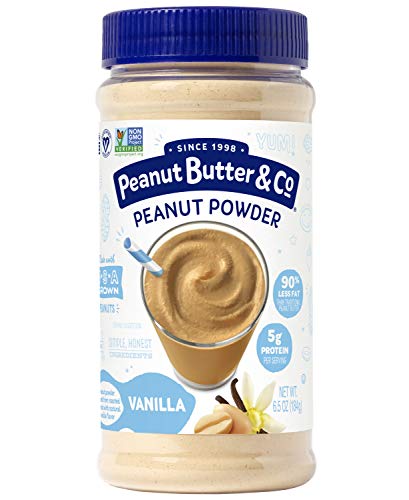 Book Cover Peanut Butter & Co. Vanilla Peanut Powder, Non-GMO Project Verified, Gluten Free, Vegan, 6.5 oz Jar