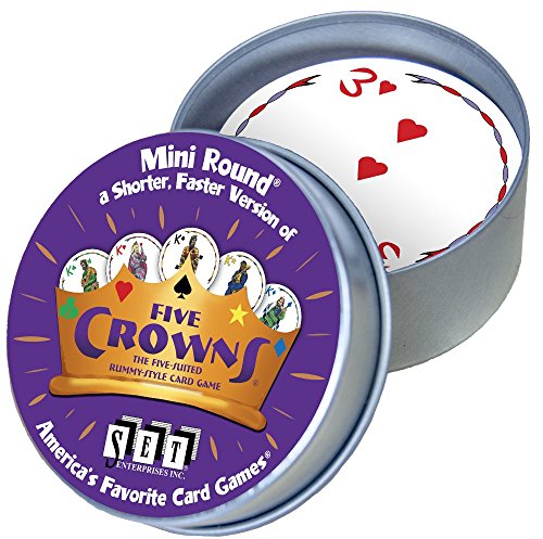 Book Cover Five Crowns Mini Round Card Game