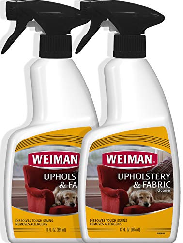 Book Cover Weiman Fabric Upholstery & Fabric Cleaner-Removes Tough Stains & Odors-12 Fl. Oz