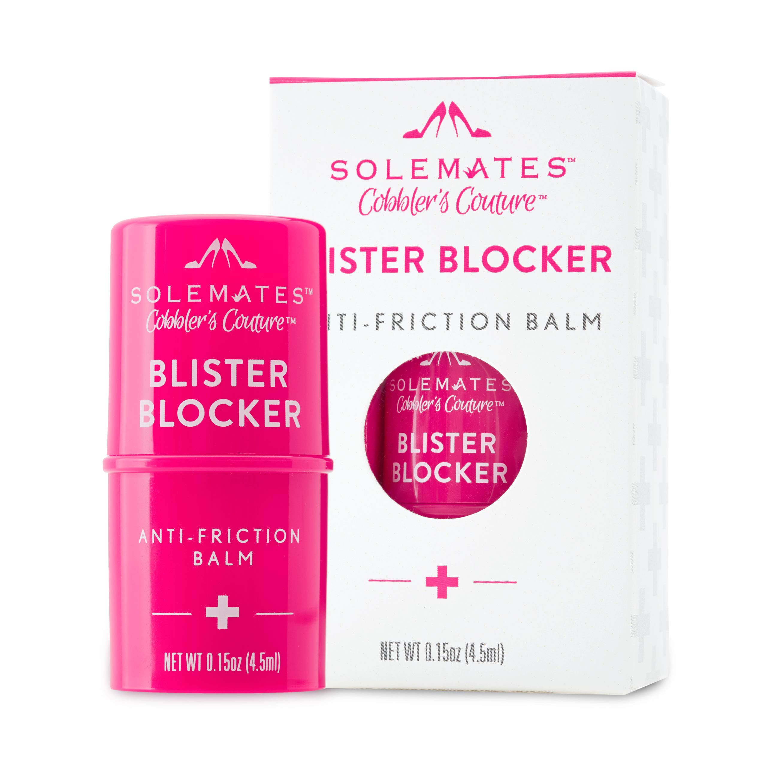 Book Cover Solemates Anti Friction Balm - Blister Blocker - Natural, Unscented, Long Lasting Chafing Relief - Cruelty Free - Travel Friendly - Hypoallergenic