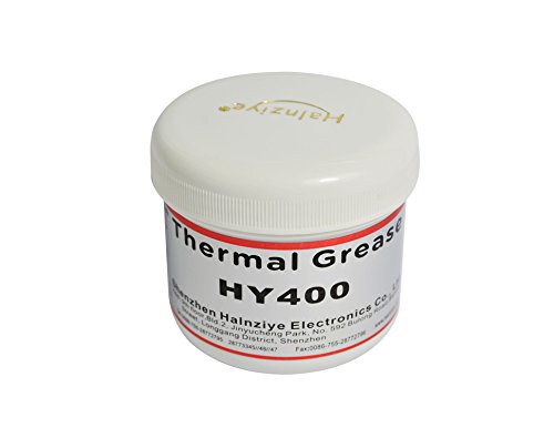 Book Cover Halnziye HY400 - 100gram White High Performance Thermal Grease Compound Silicone for CPU VGA Heat Sink
