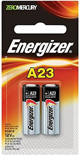 Book Cover Energizer A23 Battery, 12 Volt, 4 Batteries (2 X 2 Count Retail Packages)