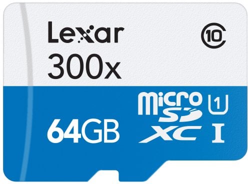 Book Cover Lexar High-Performance microSDXC 300x 64GB UHS-I/U1 w/Adapter Flash Memory Card - LSDMI64GB1NL300A