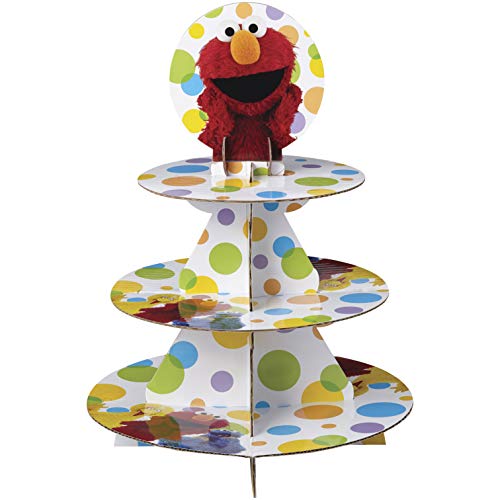 Book Cover Wilton Sesame Street Cupcake Tower, Multicolor