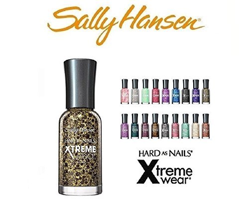 Book Cover 10 Sally Hansen Hard as Nails Xtreme Wear 10 Fingernail Polish's All Different Colors No Repeats
