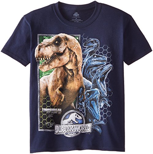 Book Cover Jurassic World Boys' Short Sleeve T-Shirt