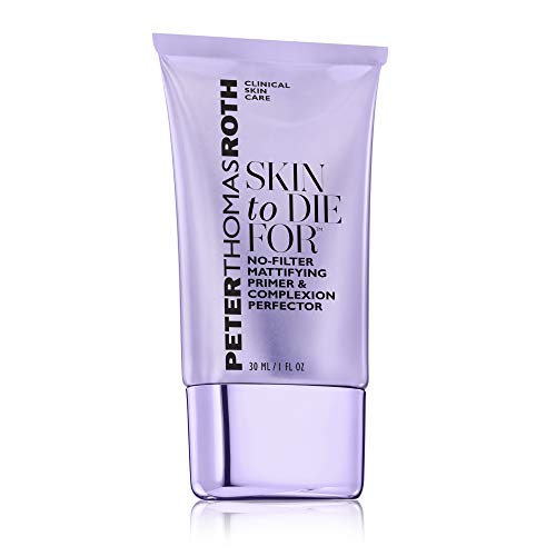 Book Cover Peter Thomas Roth | Skin to Die For No-Filter Mattifying Primer & Complexion Perfector | Universal Tint for All Skin Tones, Blurs and Helps Reduce the Look of Pores