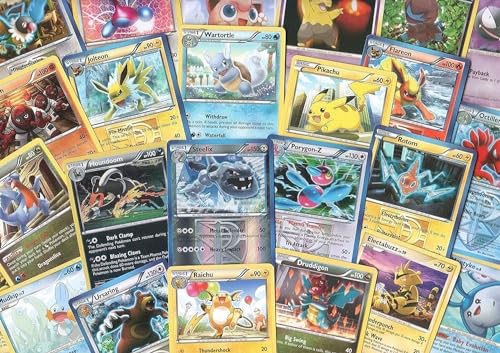 Book Cover Pokemon TCG: Random Cards From Every Series, 100 Cards In Each Lot Plus 7 Bonus Free Foil Cards
