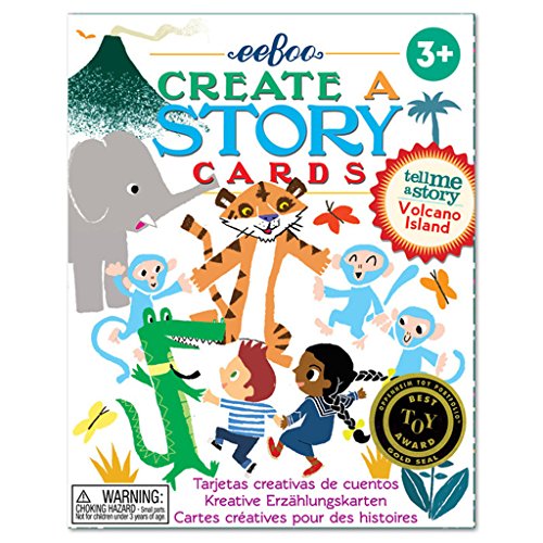 Book Cover eeBoo Create and Tell Me A Story Cards, Volcano Island