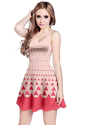 Book Cover CowCow Womens Gradient Rhombuses Reversible Sleeveless Dress