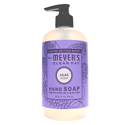 Book Cover Mrs. Meyer's Liquid Hand soap, Lilac, 12.5 Fl Oz (Pack of 1)