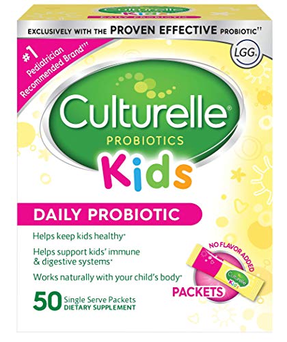 Book Cover Culturelle Kids Daily Probiotic Packets Dietary Supplement | Helps Support a Healthy Immune & Digestive System | Works Naturally with Your Child's Body | 50 Single Packets