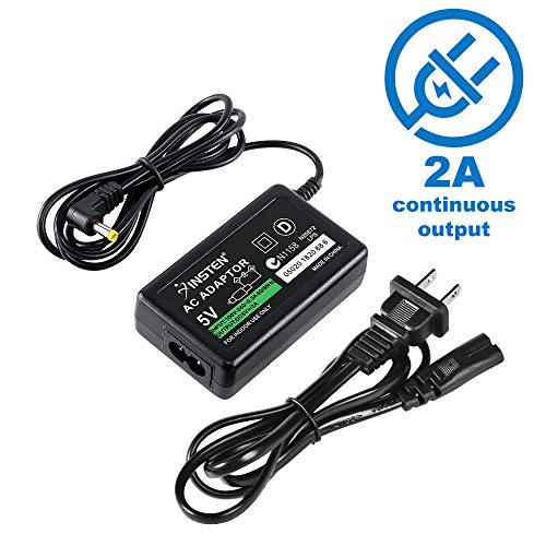 Book Cover Insten Battery Wall Charger Compatible With Sony PSP-110 PSP-1001 PSP 1000 / PSP Slim & Lite 2000 / PSP 3000 Replacement AC Adapter