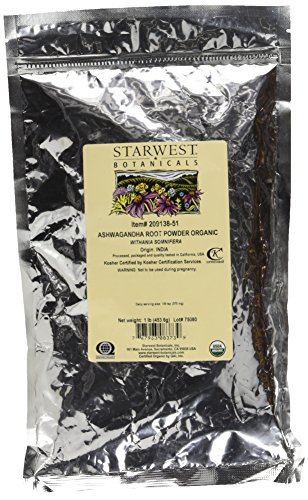 Book Cover Starwest Botanicals Ashwagandha Root Powder, 1 Pound