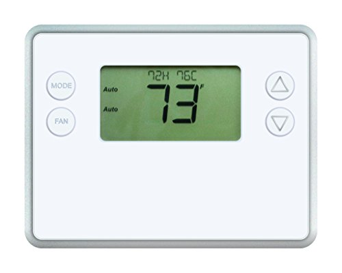 Book Cover GoControl Thermostat, Z-Wave, Battery-Powered, Works with Alexa
