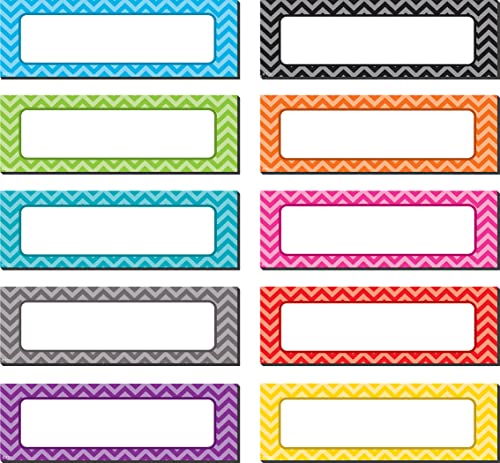 Book Cover Teacher Created Resources Chevron Labels Magnet Accents 0.10