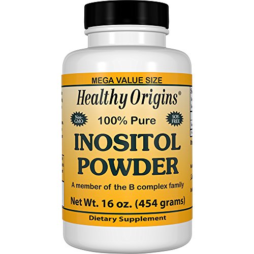 Book Cover Healthy Origins Inositol Powder, 16 Ounce