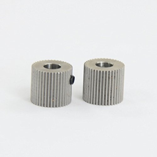 Book Cover Signswise 2 Pack 5mm 40T Extruder Driver Feeder Gear Bore for Makerbot Mk7 Mk8 3D Printer