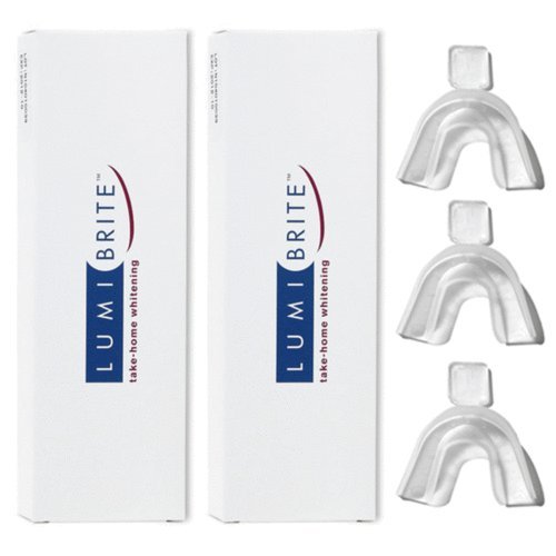 Book Cover Lumibrite Teeth Whitening Gel 32% 4 Syringe Pack + Teeth Trays Whitening Oral Care
