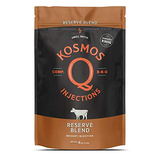 Book Cover Kosmos Q Reserve Blend Barbecue Brisket Injection | Seasoning & Marinade | Just Add Water or Broth